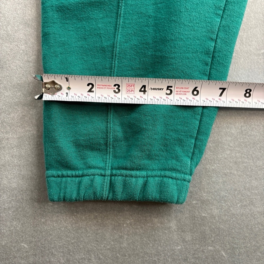 Vintage YSL Sweatpants Green Joggers Embroidered Logo Men's S - Picture 6 of 12